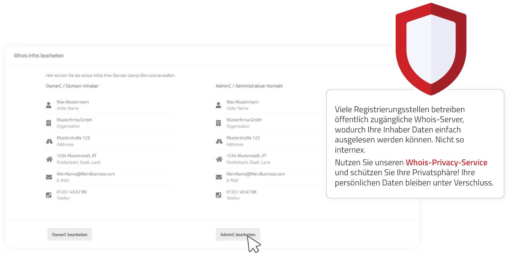 Domain Manager WHOIS Feature