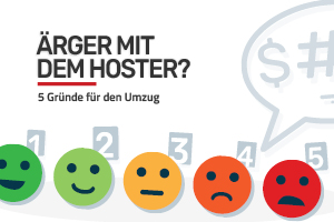 Aerger mit dem Hoster