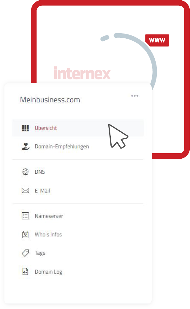 Domain Manager Menü